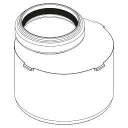 REHAU RAUPIANO PLUS Übergangsrohr kurz DN 50/40 – 11200761001