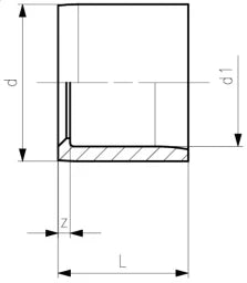 FISCHER GEORG GF Reduktion kurz PVC-U d 110x75 – 721900377