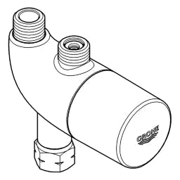 GROHE Grohe Grohtherm Micro Thermal Scalding Protection/UT Thermostat, Chrome - 34 487 000