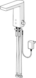 HANSA Hansa Stela WT battery Bluetooth chrome - 5712 2279