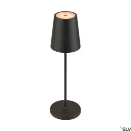 SLV VINOLINA TWO, Table Lamp, Rechargeable, IP65, 2200/2700/3000K, TOUCH, black – 1007693