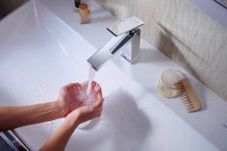 HANSGROHE HG Tecturis E Wall-Mounted Basin Mixer 110 without Waste Set, Chrome – 73011000