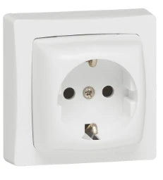 LEGRAND Aufputz Steckdose Komplettgerät Oteo IP20 ultraweiß – 086029