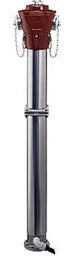 HAWLE Hawle Niro Bypass Hydrant Fig. 5195H4 PN10/16 DN80 RD 1.5m BB head red - 5007044