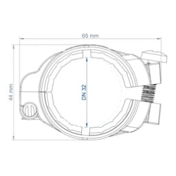 POLOPLAST PO Anti-extraction Fitting POLO-KAL XS 3S DN 32 – 101750