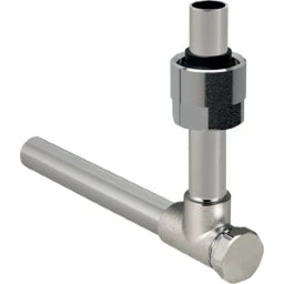 GEBERIT GE Mepla Metallrohr-Passwinkel f. EK d15mm x G3/4, vernickelt, absperrbar – 611.603.22.3