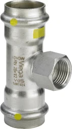 VIEGA Viega T-piece with SC Sanpress Inox G 0217.2 for gas in 35mmxRp1/2x35mm stainless steel – 486 716