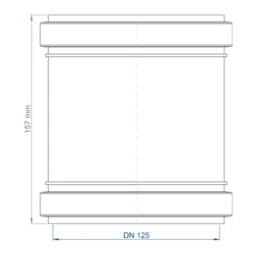POLOPLAST PO Slip-on Socket POLO-KAL NG DN 125 – 02315