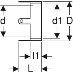 GEBERIT GE Rohrschott90 Plus DN 90 EN – 348.302.00.1