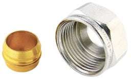 HERZ Herz Klemmset metallisch dichtend 1/2" x 15 – 1629401