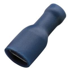HAUPA Flachsteckhülse blau vollisoliert 1,5-2,5/6,3x0,8 PVC – 260416