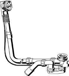 VIEGA Viega Multiplex Functional Unit 6163.2 in DN40/50/1070 chrome-plated brass – 308 889