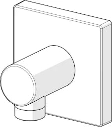 HANSA Hansa Designo Wall Connector Elbow Chrome - 5118 0170