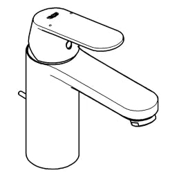 GROHE Grohe Eurosmart Cosmopolitan Medium Waschtisch-Batterie, chrom – 23 325 000