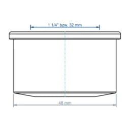 POLOPLAST PO Socket Seal POLO-KAL 1 1/4", OD 46mm – 01552