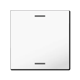 MDT Wippe für KNX Taster Light 55 1-fach, Reinweiß glänzend, Neutral – BE-TAL55W102.01