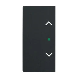 BUSCH-JAEGER @ Rocker 2-gang left/right, blind symbol various surface programs, black matte – 2CKA006220A0505