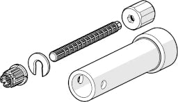 HANSA Hansa Verlängerung für UP-Ventil 1/2"u.3/4" Länge 8cm – 59 910 424