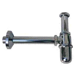 STROHM-MOFÉM ZRT. Teka Basin Cast Bottle Trap 5/4" without Valve, Heavy Model, Chrome – 1004181