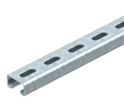 OBO Slotted channel, slot width 22mm 2000x41x21 Steel strip-galvanized - 1122918