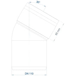 POLOPLAST PO Bend POLO-KAL 3S DN 110/30Degree - 102531