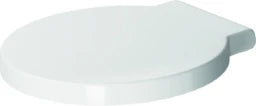 DURAVIT Duravit Starck 1 Toilet Seat with SoftClose Stainless Steel Hinge Shaft, white – 0065880099
