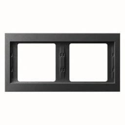 BERKER K.1 Rahmen 2fach waagrecht anthrazit matt – 13637006