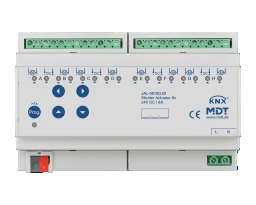 MDT KNX Blind Actuator 8-fold 24 V DC MDRC – JAL-0810D.02