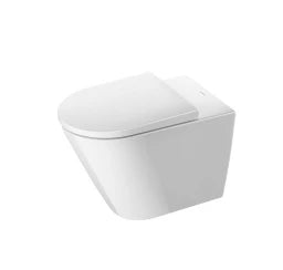 DURAVIT Duravit D-Neo Toilet seat with soft close, removable, stainless steel hinges, white – 0021690000