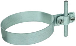DEHN Regenrohrschelle D 100mm St/tZn m. Zweischr.-Überleger f. Rd 7-10mm – 421100