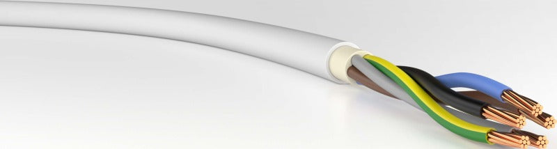 Halogen-free sheathed cable with improved fire performance NHXMH B2ca 5X16 RM GR cut length