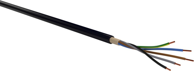 PVC-insulated power cables 0.6/1kV single and multi-core E-YY 5X16 RE SW cut length