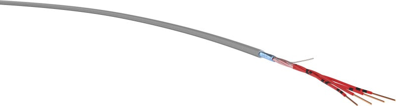 Halogen-free, flame-retardant telecommunication cables J-H(ST)H 4X2X0.8 GR drum 500 m