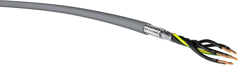 PVC control cable with copper screen YSLCY 18X1 GR Eca cut length