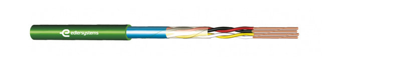 MSR installation cable with static screen European Installation Bus J-Y(ST)Y EIB 2X2X0.8 GN Eca Ring 50 m
