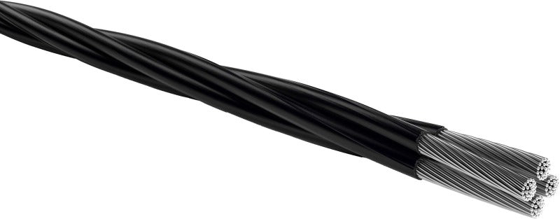 PE-insulated overhead line E-A2Y 4X95 RM SW Cut length