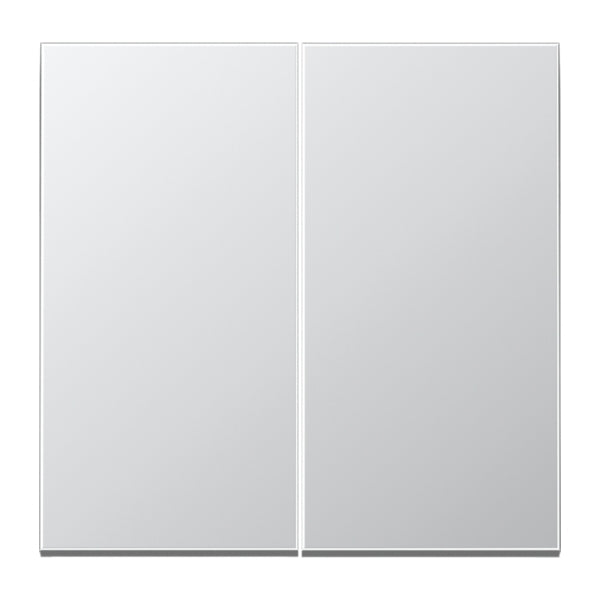 Wippe 2fach, Serie LS, Aluminium – AL2995