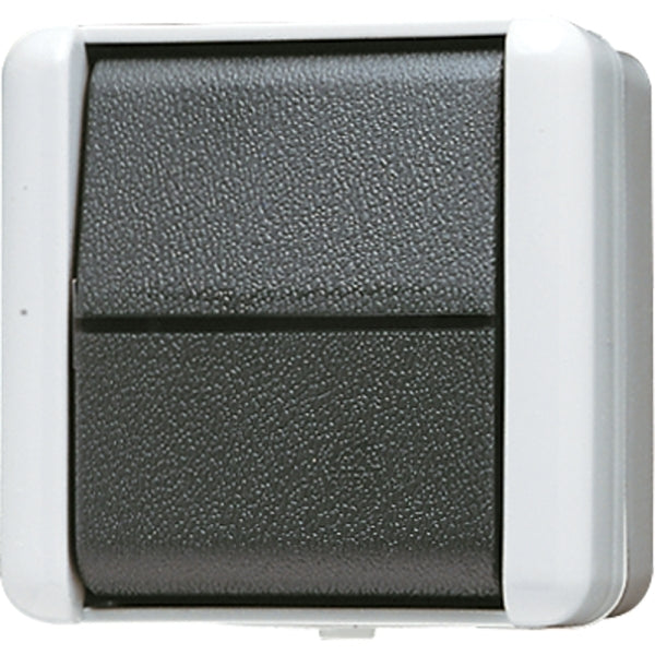 Rocker switch, cross, 10AX 250V ~, IP44, WG800 – 807W
