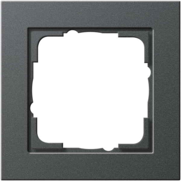 Cover frame 1-gang Gira E2 Anthracite – 021123