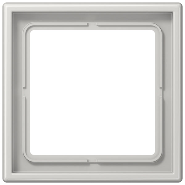 Rahmen 1fach, senkrechte und waagerechte Montage, Duroplast, LS990, lichtgrau – LS981LG