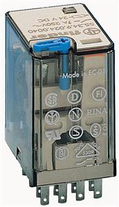 Plug-in relay, 4 CO 7A, coil 12VDC – 55.34.9.012.0040