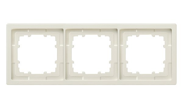 SIEMENS Rahmen 3fach DELTA style, titanweiß – 5TG1323