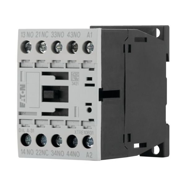 Hilfsschütz, 230 V 50 Hz, 240 V 60 Hz, 3 S, 1 Ö, Schraubklemmen, Wechselstrombetätigung – 276364