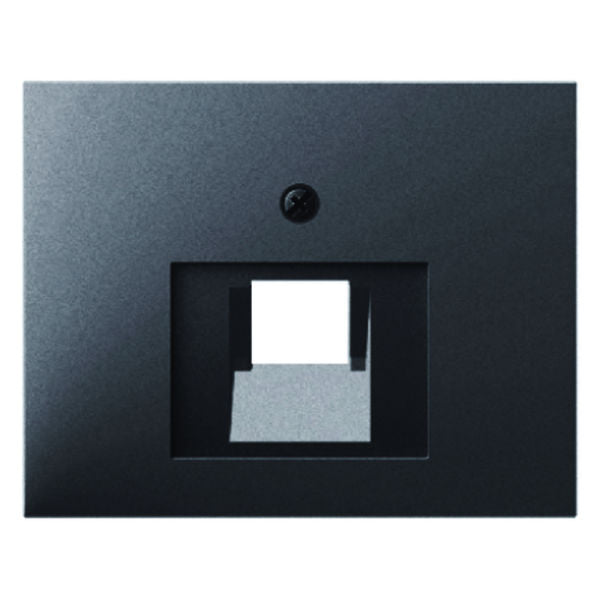 K.1 Central Plate for Data Outlet Single Anthracite Matt – 14077006