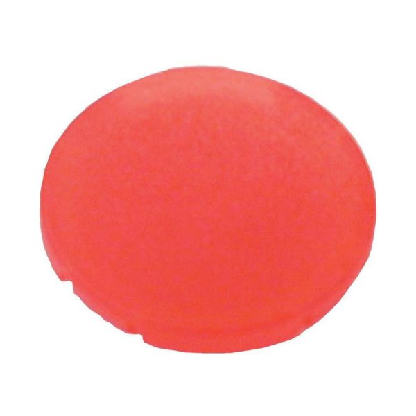Tastenlinse, flach rot, blanko – 216442