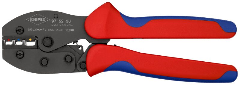 Crimpzange PreciForce® 220 mm, isol. Kabelschuhe 0,5-6, SB – 97 52 36 SB