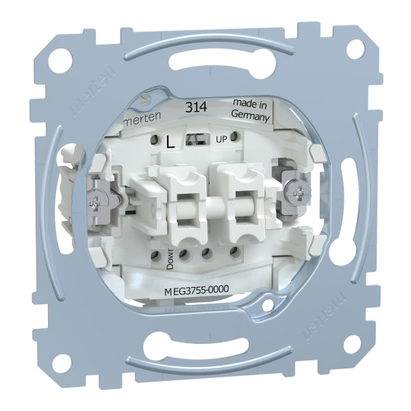 MERTEN Rollladentaster-Einsatz, 1-polig, 10 A, AC 250 V, Steckklemmen – MEG3755-0000