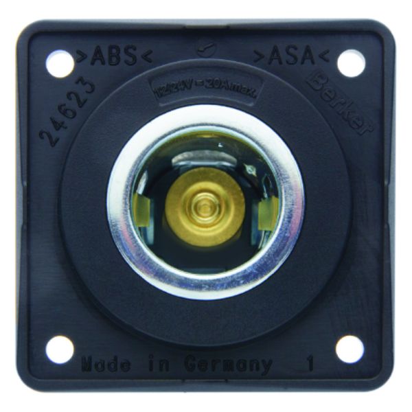 INTEGRO Power-Steckdose 12V, schwarz matt – 845712503