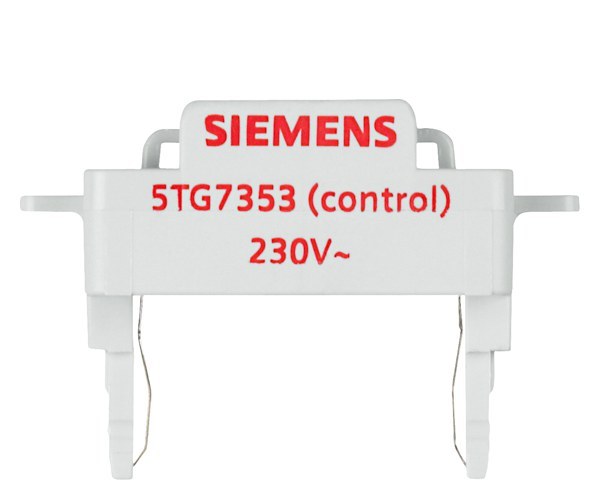 DELTA Schalter und Taster LED-Leuchteinsatz für Kontroll-Funktion 230V/50Hz, rot – 5TG7353