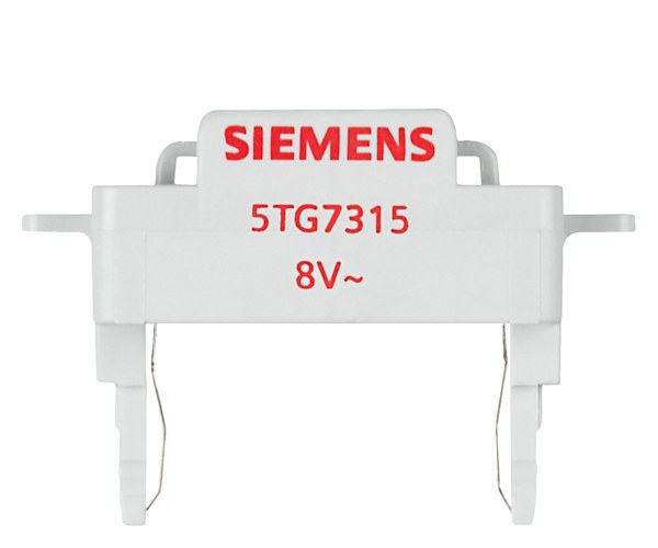 DELTA switch and push-button LED insert for indicator function 8V/50Hz, red – 5TG7315